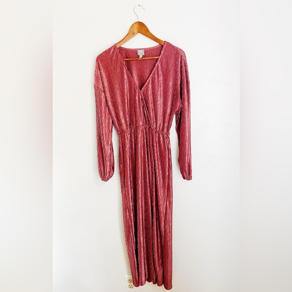 ASOS Metallic Rose Dress